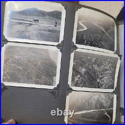 Korean War Soldier Photo Album 159 Photos Baseball Game Plane Tank Vintage