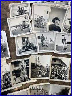 Korean War Soldier Photo Lot & Dog Tag Lackland AFB, Chanute AFB & Craig AFB