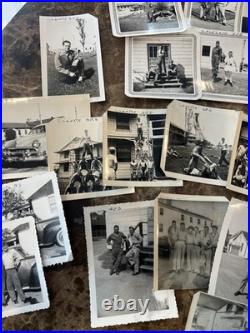 Korean War Soldier Photo Lot & Dog Tag Lackland AFB, Chanute AFB & Craig AFB