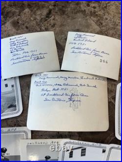 Korean War Soldier Photo Lot & Dog Tag Lackland AFB, Chanute AFB & Craig AFB