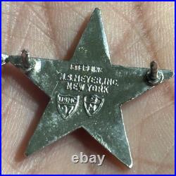 Korean War Sterling Army Brigadier General Star Shoulder Insignia Set by Meyer