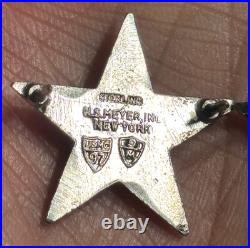Korean War Sterling Army Brigadier General Star Shoulder Insignia Set by Meyer