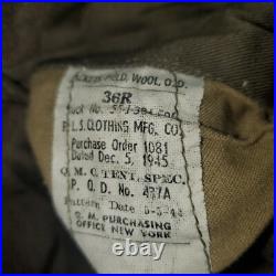 Korean War U. S. Army-2nd Infantry Division Uniform-36R 1945-1951 Dated