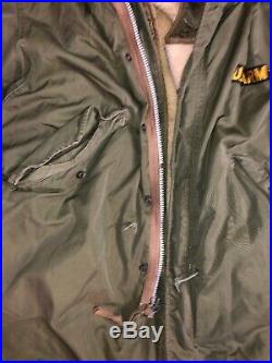 Korean War U. S. Army M-1951 Parka Fish Tail Dated 1951 100% Complete Coat Wool