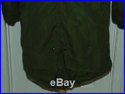 Korean War U. S. Army M-1951 Parka Fish Tail Dated 1953 Includes Liner/Hood Med