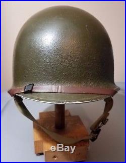 Korean War, U. S. Army M1 Combat Helmet with M1 Helmet Liner, Korean War Issue