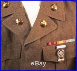 Korean War U. S. Army Uniform Ike Jacket 88th Infantry Bn Heavy Mortar (RARE)