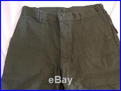 Korean War U. S HBT Utility pants/trousers 36x33