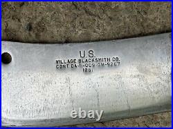 Korean War US 1951 Village Blacksmith M1937 Cavalry Meat Cleaver Rare HTF