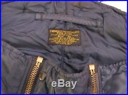 Korean War US Air Force USAF Type N-3A blue flight jacket parka & A-11C trousers