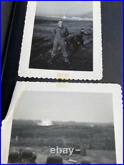 Korean War US Army 101st Airborne photo album of 40 photos