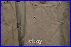 Korean War US Army 13 Star Button Duck Cotton Combat Field Shirt Early-War Issue