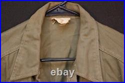 Korean War US Army 13 Star Button Duck Cotton Combat Field Shirt Early-War Issue