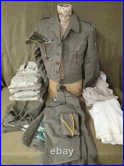 Korean War US Army 4th Infantry Uniform Sets MATCHING LAUNDRY NUMBERS