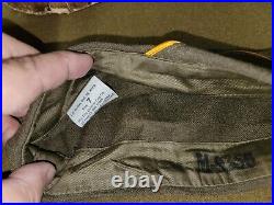 Korean War US Army 4th Infantry Uniform Sets MATCHING LAUNDRY NUMBERS