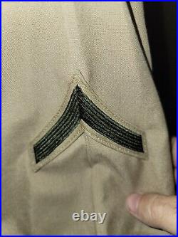 Korean War US Army 4th Infantry Uniform Sets MATCHING LAUNDRY NUMBERS
