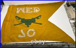 Korean War US Army 6th Armored Cavalry Regiment Troop MED Guidon