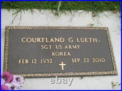 Korean War US Army 7th Medical Bn MASH Photo Album Documents Map Book Sgt LUETH