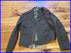 Korean War US Army 82nd Airborne Ike Jacket Size 42L dated 1951