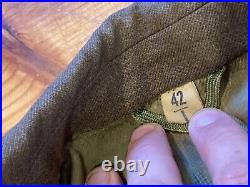 Korean War US Army 82nd Airborne Ike Jacket Size 42L dated 1951