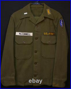 Korean War US Army 8th ID 1st LT Armor Branch'McConnell' M1951 Shirt & Trousers