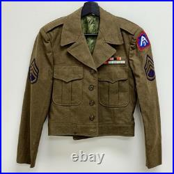Korean War US Army Ike Uniform Patched 5th Army Sewn Decorations Dated 1951
