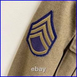 Korean War US Army Ike Uniform Patched 5th Army Sewn Decorations Dated 1951