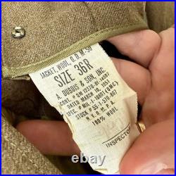 Korean War US Army Ike Uniform Patched 5th Army Sewn Decorations Dated 1951