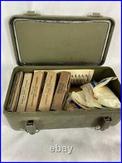 Korean War US Army Jeep First Aid With Contents