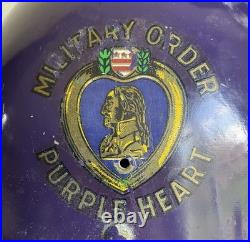 Korean War US Army M1 Helmet Liner Military Order Purple Heart Decal