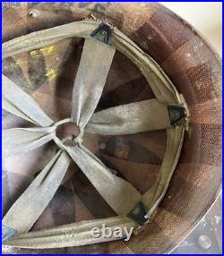 Korean War US Army M1 Helmet Liner Military Order Purple Heart Decal