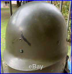 Korean War US Army M1 Helmet With Capac Liner