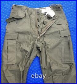 Korean War US Army M1951 Field Uniform Trousers/Pants-Sateen-UNWORN-Short-Medium