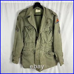 Korean War US Army M50 Field Jacket Patched 7th Army 3rd Div