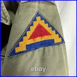 Korean War US Army M50 Field Jacket Patched 7th Army 3rd Div