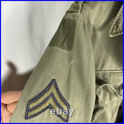 Korean War US Army M50 Field Jacket Patched 7th Army 3rd Div