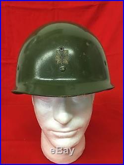 Korean War US Army Major M1 Helmet with Liner