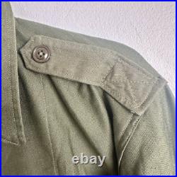 Korean War US Army OG-107 Shirt Mint w HBT Epaulets