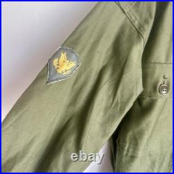 Korean War US Army OG-107 Shirt Mint w HBT Epaulets