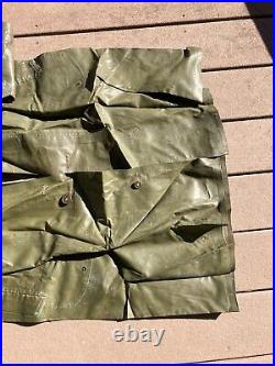Korean War US Army Raincoat Dismounted Synthetic Resin Rubber