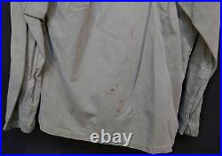 Korean War US Army SFC R. E. Kitterman HBT Combat Shirt, Theater Name Tape Armor