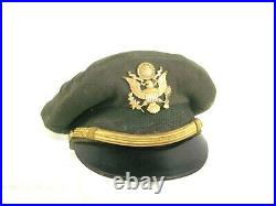 Korean War US Lieutenant Officers CRUSHER CAP ID'd 108th Transportation Co