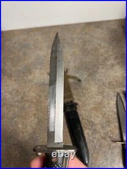 Korean War US M5 Bayonet Marked Imperial BMCO with USM8A Scabbard