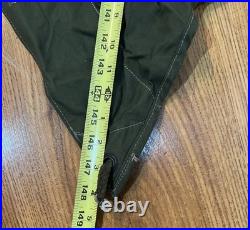 Korean War US Military Army Half Shelter Tent Pup Green (WWII Stakes & Poles)