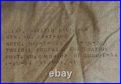 Korean War US Military Army Half Shelter Tent Pup Green (WWII Stakes & Poles) Korean War US Military Army Half Shelter Tent Pup Green (WWII Stakes & Poles)