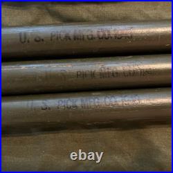 Korean War US Military Army Half Shelter Tent Pup Green (WWII Stakes & Poles) Korean War US Military Army Half Shelter Tent Pup Green (WWII Stakes & Poles)