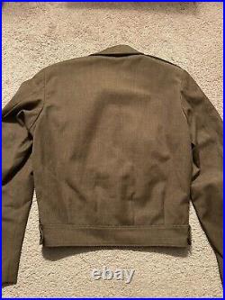 Korean War US Military Army Wool IKE Jacket O. D. M-1950 Size 36 Long 2nd Armored