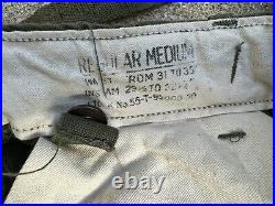 Korean War US Military M-1951 Shell Field Combat Cargo Regular Medium Trousers