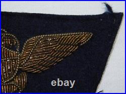 Korean War US NAVY Pilot WINGS RANK Insignia BULLION USN Aviator BADGE Patch LT