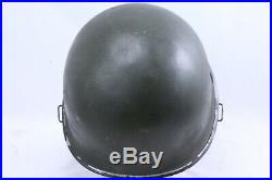 Korean War US Paratrooper Front Seam Helmet Maker Marked Capac